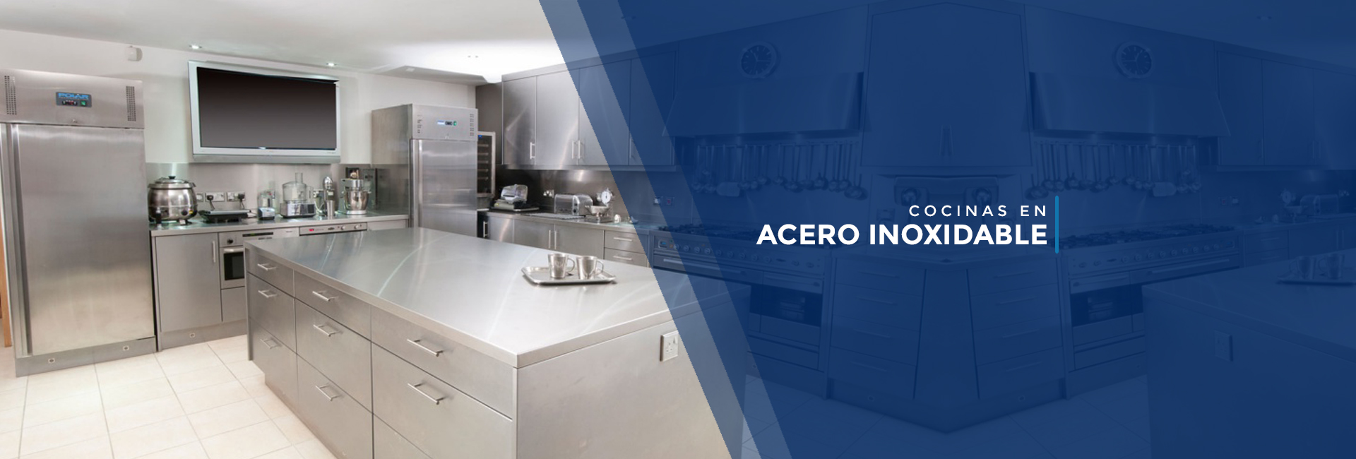 cocinas en acero inoxidable