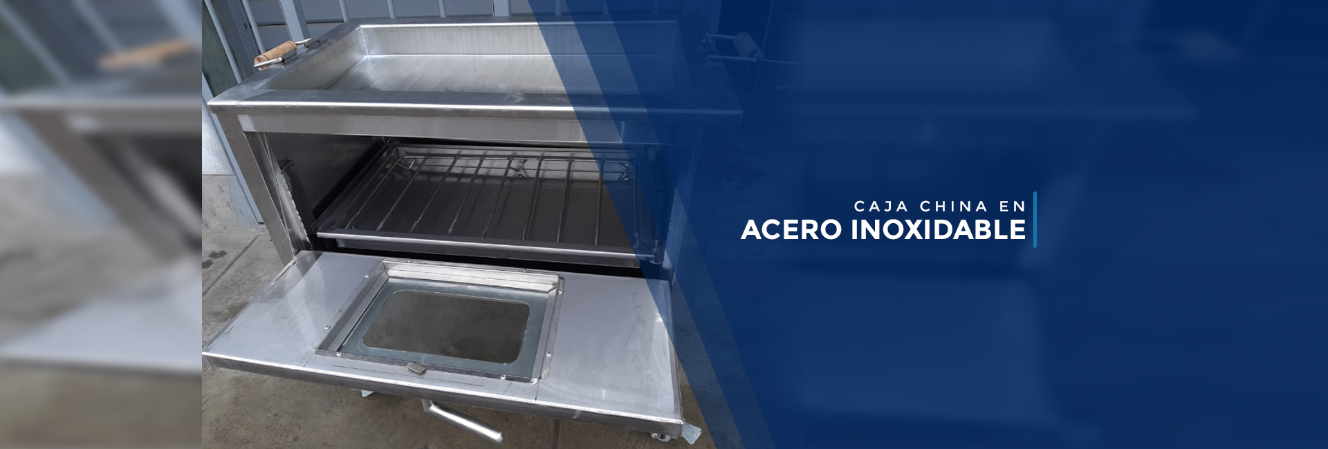 caja china en aceros inoxidables