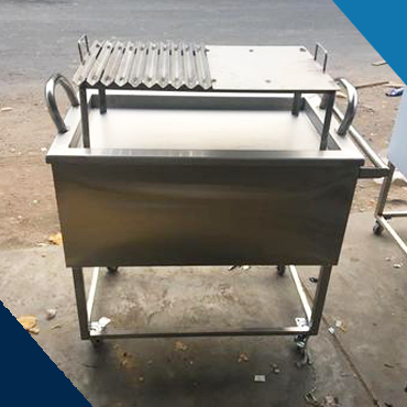 caja china de acero inoxidable